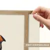 Saxofoon - Abstract - Persoon - Blauw Light Box met batterij (Wandlamp) middel -USP_websiteprintNL