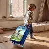 Golf - Dino - Groen Kinderkoffer - Blauw klein -sfeer1
