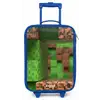 Close-up met pixelachtige blokken Kinderkoffer - Blauw klein -zz3dotto