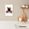Wijn - Drinken - Winter - Illustratie KitchenYeah - Keuken - Canvas klein -sfeer1