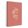 Minimalistisch - Illustratie - Aardbei - Tak KitchenYeah - Keuken - Canvas klein -3d