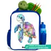 zeeschildpad vol kleuren Kinderrugzak - Blauw middel -inhoud_NL