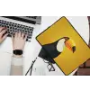 Toekan - Minimalistisch - Snavel - Oranje laptophoes neopreen klein -bureau