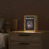 Wolf - Kleurrijk - Zwart - Dieren - Neon Light Box met kabel (Kinderlampje) klein -sfeer1_kind
