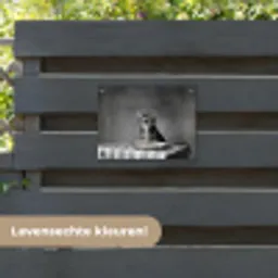 Bengaal - Kat - Tafelkleed - Zwart - Wit - Dier tuinposter los doek klein -sfeer3