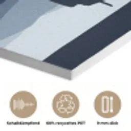 Auto - Meer - Bergen - Blauw PET vilt klein -closeup_DE