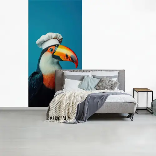 Toekan - Papegaai - Vogel - Koksmuts fotobehang vinyl groot -slaapkamer