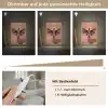 Illustratie - Vogel - Vlakken - Kleurrijk Light Box met kabel (Tafellamp) klein -USP_dimbaarDE