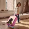 Aap met Loly Kinderkoffer - Roze klein -sfeer1