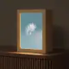 Paardenbloempluisje - Blauw - Lucht Light Box met kabel (Tafellamp) klein -z3d_website