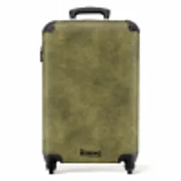 Textuur - Abstract - Groen NBS - Handbagage koffer - Volwassenen Unisex middel -productfoto_recht