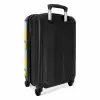 Pastel - Citroenen op licht hemelsblauwe achtergrond NBS - Handbagage koffer - Kinderen Unisex middel -achterkant