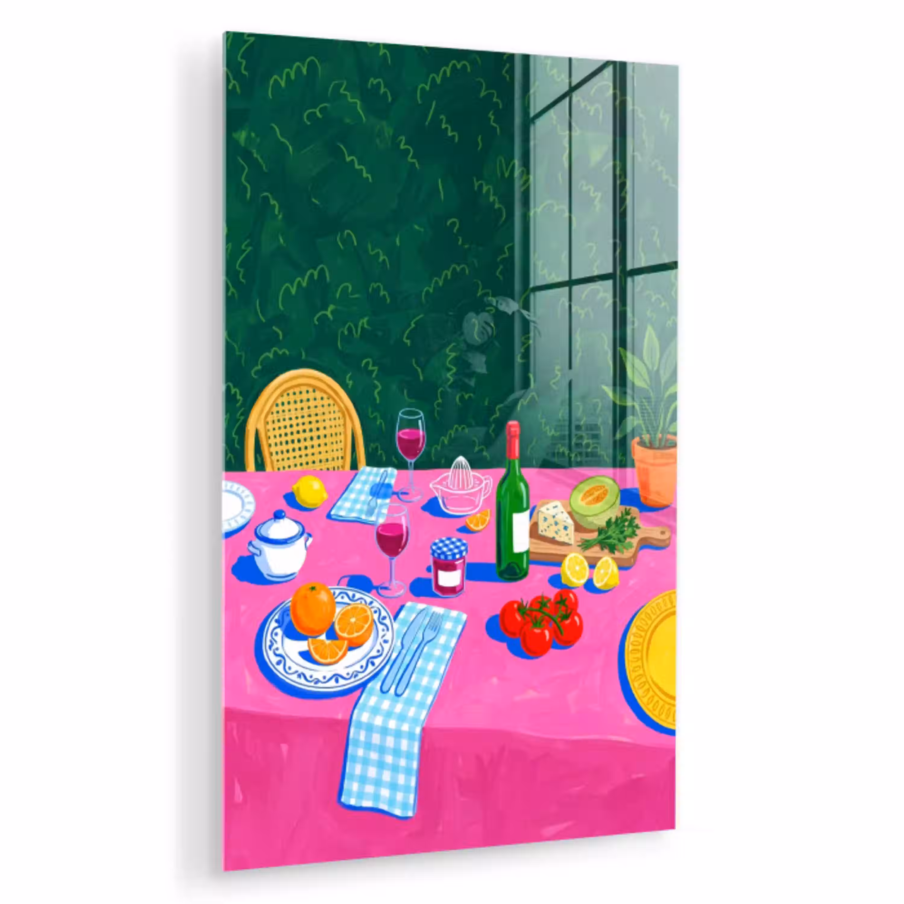 Eten - Tafel - Illustratie plexiglas 5mm klein -zzzproduct_nieuw