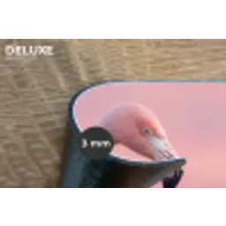 Flamingo - Portret - Roze Placemat vinyl groot -closeup