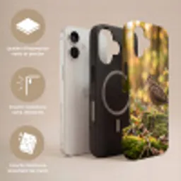 Houtsnip - Bos - Bladeren - Herfst - Gecamoufleerd Toughcase MagSafe Apple iPhone 17 klein -USP_Lagen_FR