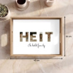 Heit - Lettercollage Dienblad Rechthoek middel -USP_Formaat