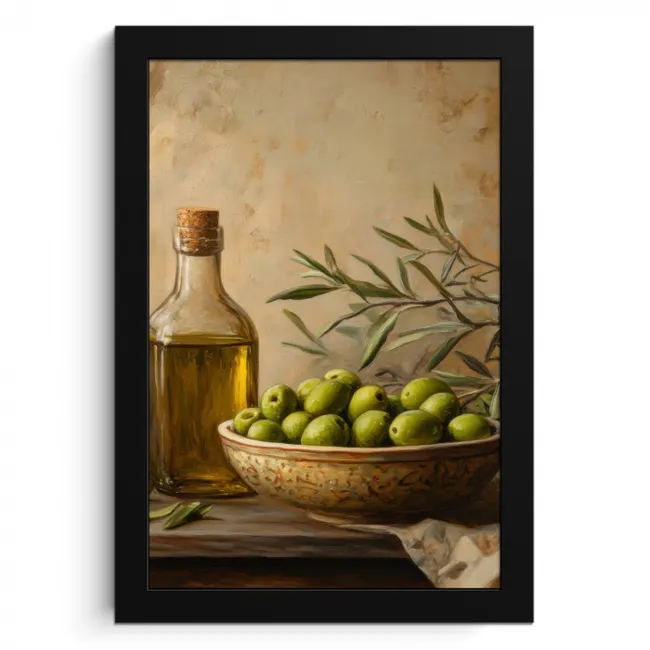 Olijven - Stilleven - Vintage KitchenYeah - Keuken - Fotolijst klein -3d