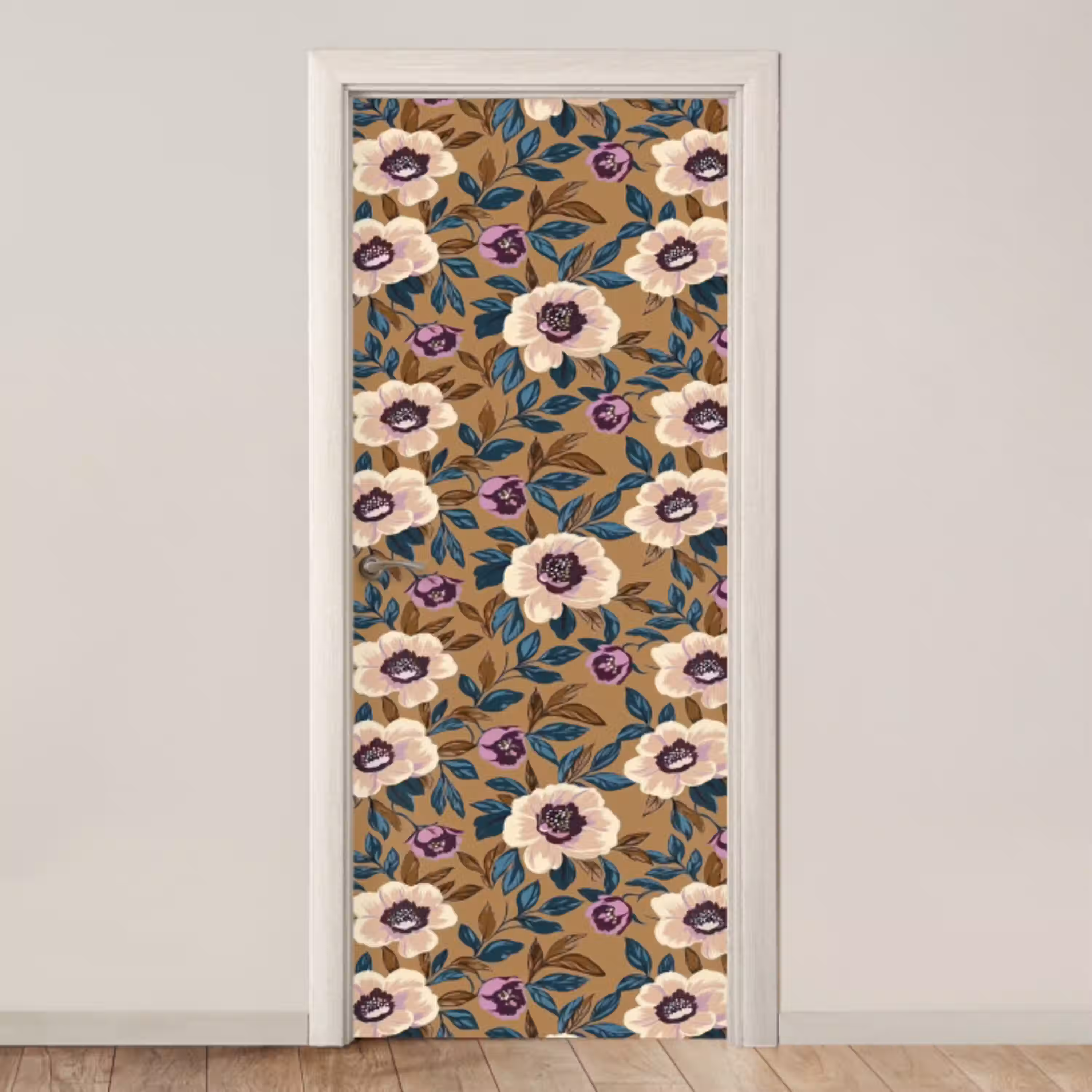Floraal - Stilleven - Kleurrijk deurposter klein 289 -3d_beige