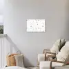 Terrazzo - Patroon - Wit - Neutraal Tuinposter op houten frame 2 cm dik klein 845 -sfeer1