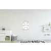 Sneeuw - Japandi - Winter - Decoratie textielposter latten blank klein -kinderkamer