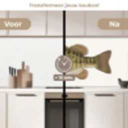 Vissen - Natuur - Vintage keuken achterwand 2 middel -voor-na2_NL