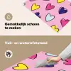 Hartjes - Valentijn - Patroon - Kleurrijk Inductie beschemer met haakjes klein -ky-schoon-nl