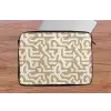 Modern - Abstract - Beige laptophoes neopreen klein 279 -tafel