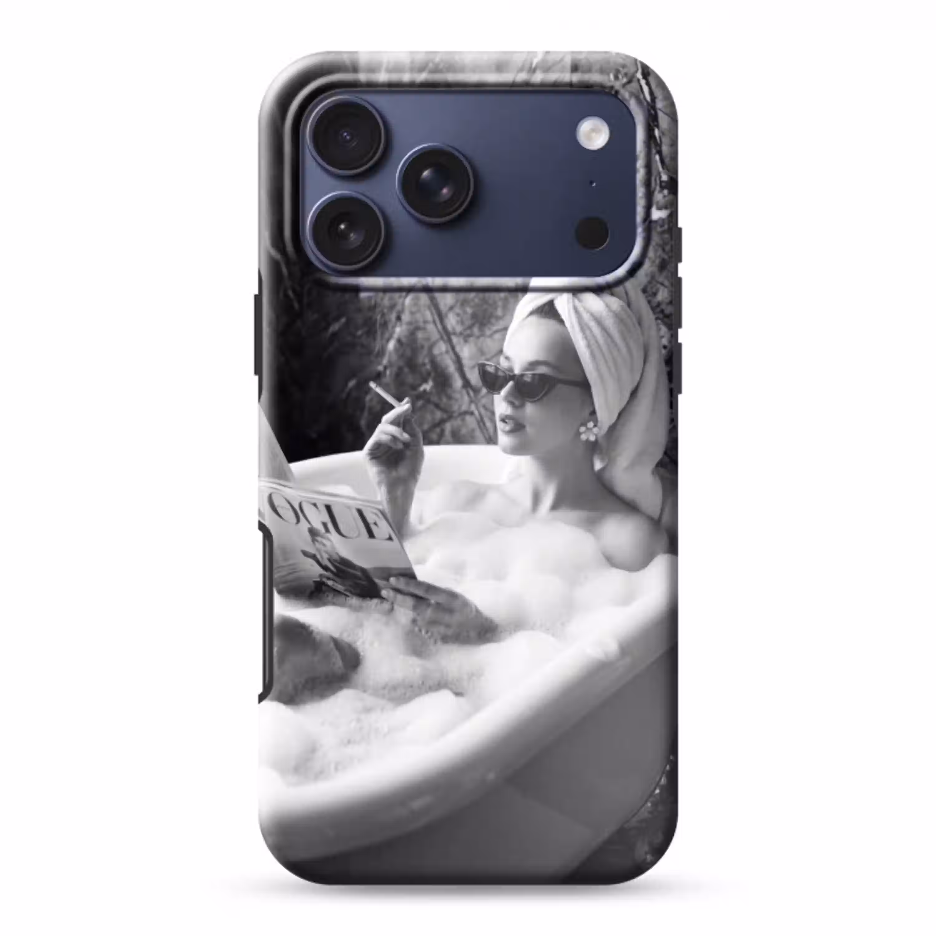 Relaxt - Bad - Zwart - Wit Toughcase MagSafe Apple iPhone 17 Pro Max klein -3d