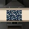 Modern - Geometrisch - Blauw keuken achterwand spatscherm klein 900 -sfeer1