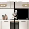 Tulp - Patroon - Blauw keuken achterwand 2 middel -voor-na2_NL