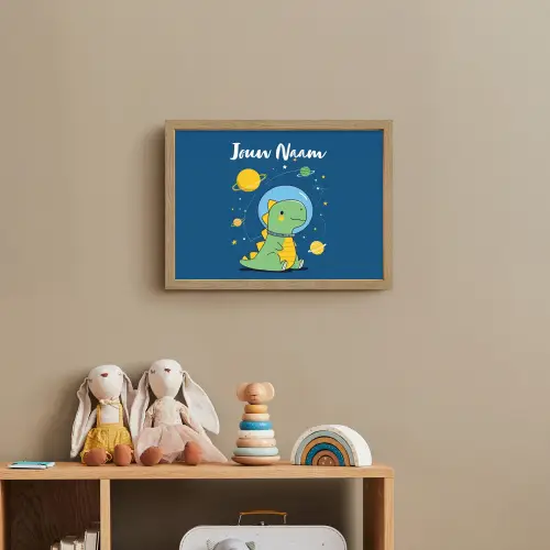 Dino - Ruimte - Planeten Light Box met batterij (Wandlamp kind) middel -sfeer2_kind