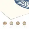 Blauw - Schelp - Spiraal poster papier klein -closeup_NL