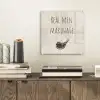 Vlees - Minimalistisch - Beige - Quote plexiglas 5mm klein -sfeer1