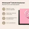 Snoep - Lolly - Hart- Roze Inductie beschermer vinyl 3mm middel -zzzzzzusp-haakje_NL
