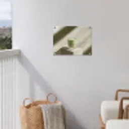Matcha - Glas - Groen - Minimalistisch tuinposter los doek klein -sfeer8