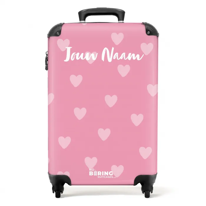 Hartjesritme NBS - Handbagage koffer - Kinderen Unisex middel -productfoto_recht