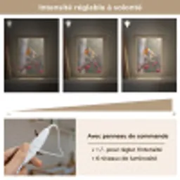 Roodborst - Tak - Bessen - Natuur Light Box met kabel (Kinderlampje) klein -USP_dimbaarFR
