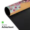 Zonnebril - Kat - Sjaal - Bloemen Muismat XXL klein -sfeer2