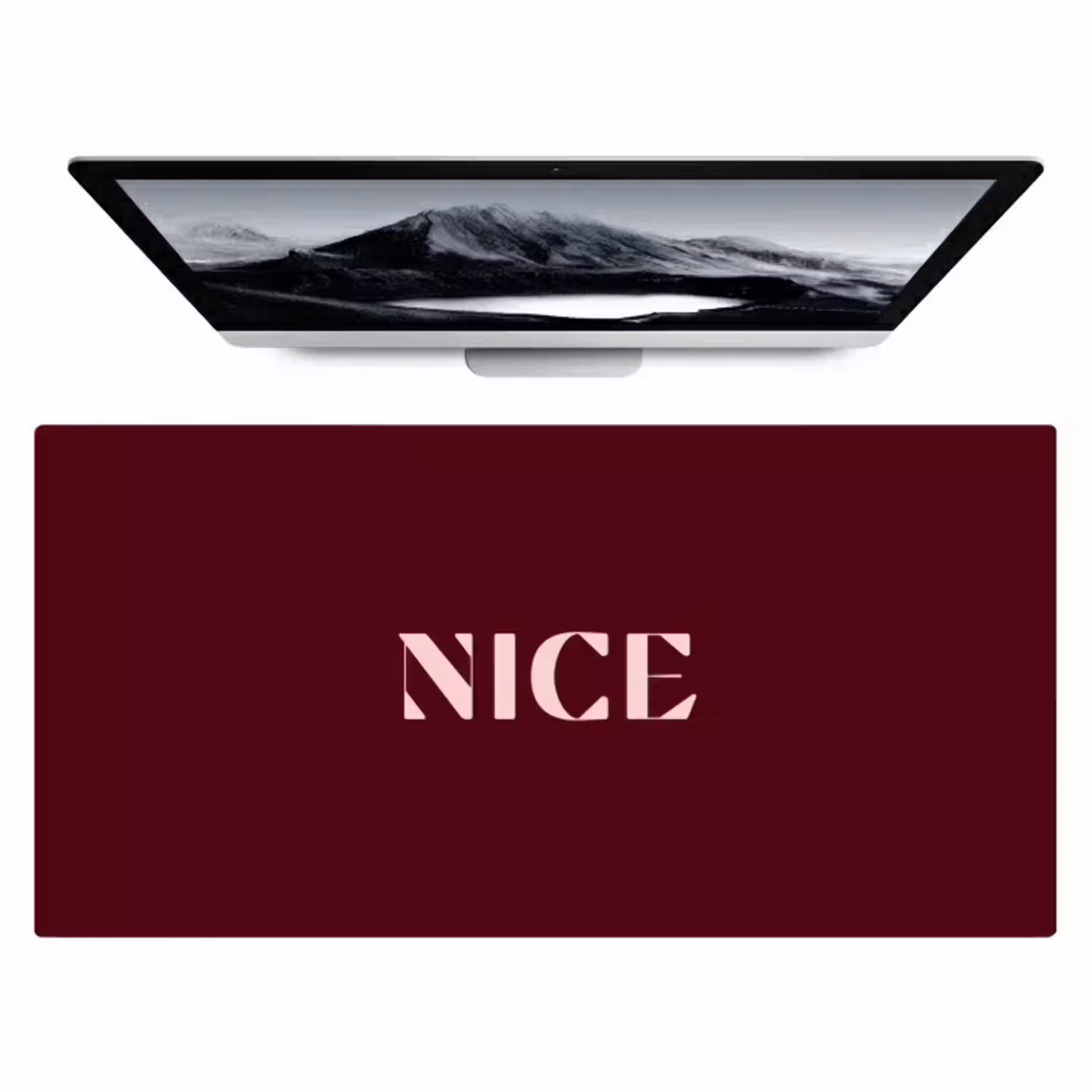 Nice - Bordeaux - Roze Muismat XXL klein -zzz3d