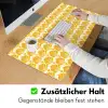 Patroon - Motief - Geel Muismat XXL klein 681 -ysfeer3_duits