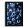 Bessen - Blauw - Fruit fotolijst zwart zonder passe partout klein -3d