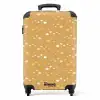 Vissen patroon beige NBS - Handbagage koffer - Kinderen Unisex middel -productfoto_recht