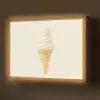 Softijs - Hoorntje - Wit Light Box met batterij (Wandlamp) middel -z3d_website