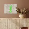 YOLO - Groen - Neon - Slangenprnt PET vilt klein -sfeer4