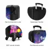 Neon nightcar NBS - Handbagage koffer - Kinderen Unisex middel zzzzzzzbolletjes_ENG