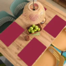 Rood - Effen kleur Placemat vinyl groot 368 -zzsfeer5_Kitchenyeah-website