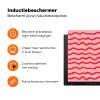 Speels - Patroon - Rood Inductie beschermer vinyl 3mm klein 276 -zzzzzzz-td-ups