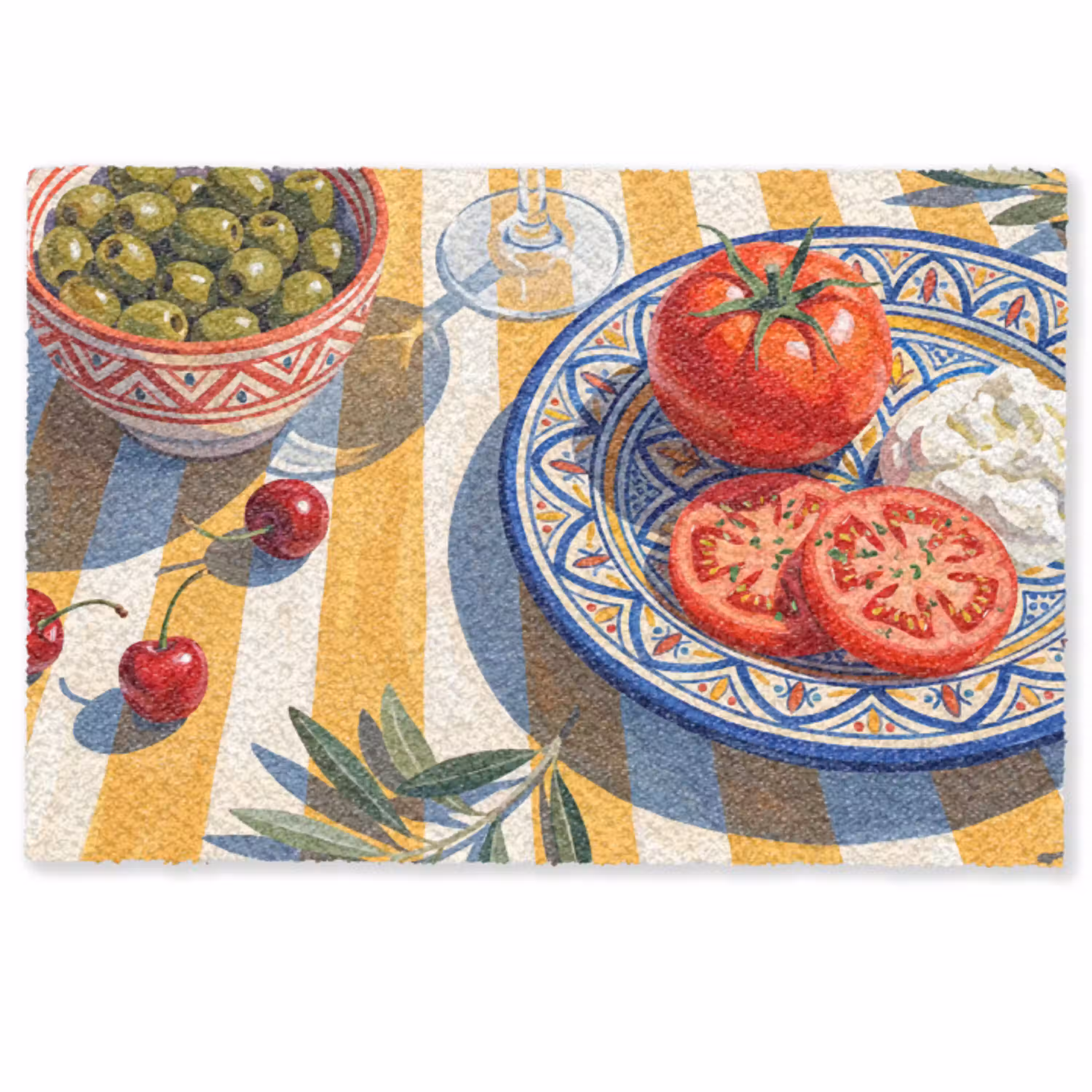 Fruit - Groenten - Kunst Deurmat klein -zkaufland3d