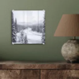 Rivier - Bevroren - Landschap - Winter plexiglas 5mm klein -sfeer3