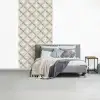 Grafisch - Patroon - Grijs fotobehang vinyl groot 64 -slaapkamer